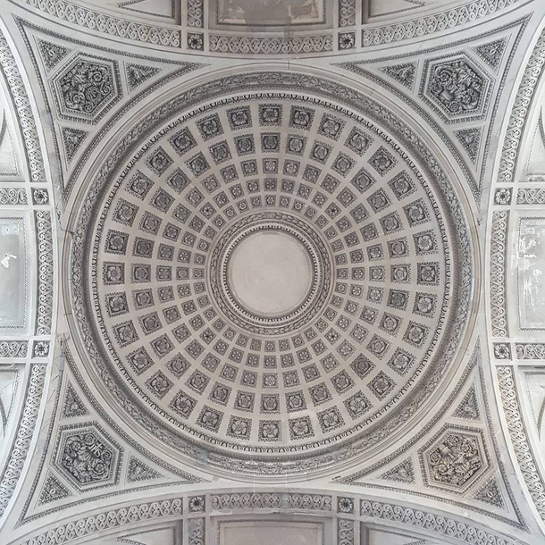 The Ceiling of the Panthon in Paris is pretty darn amazing 