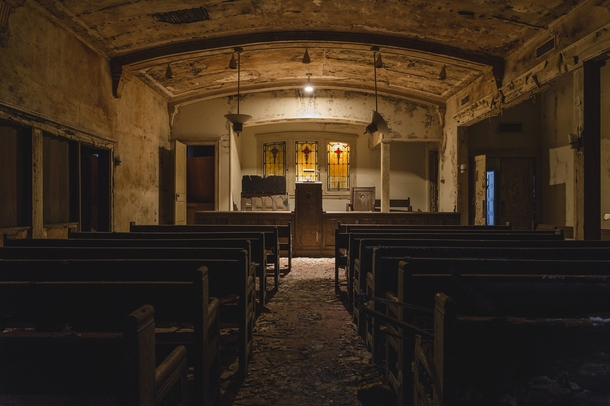 The Chapel of an Abandoned Funeral Home 