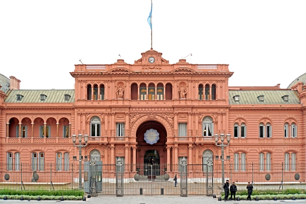 The characteristic color of the Casa Rosada is baby pink and is considered one of the most emblematic buildings in Buenos Aires Argentina It was built in  under the diirection of British Argentine architect Edward Taylor