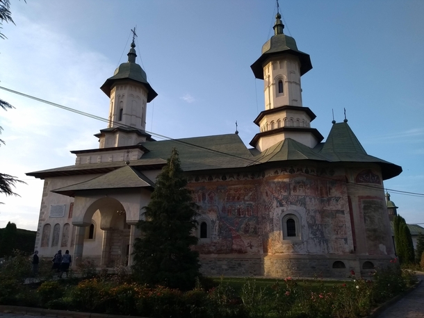The church from the Rsca Monastery Rca Suceava county Romnia 