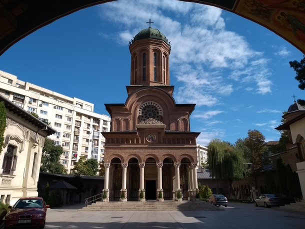 The church of the Antim Monastery Bucharest Romania 