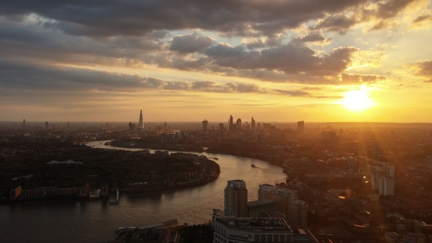 The City of London at Sunset 