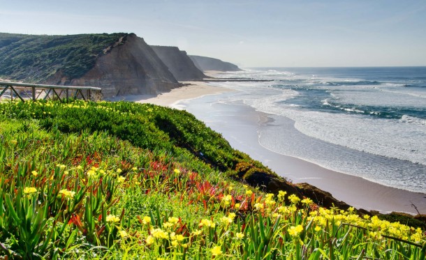 The coastline of Portugal 