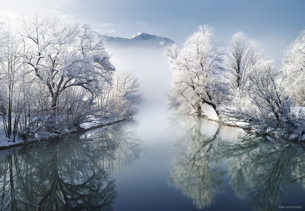 The Cold Beauty of Bavaria Germany  Photo by Kilian Schnberger xpost from rGermanyPics