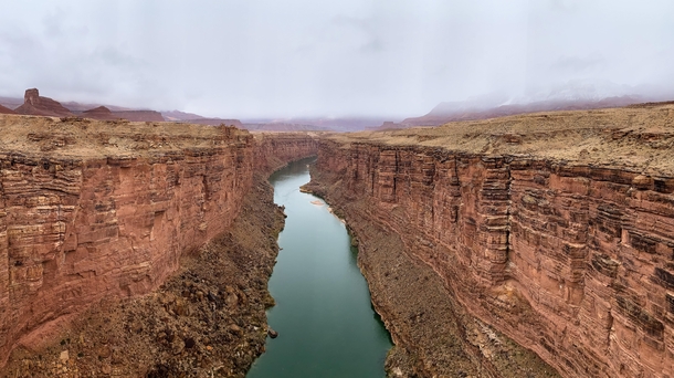 The Colorado River and Marble Canyon in Northern Arizona 