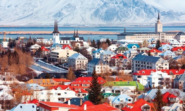 The colours of Reykjavik Iceland Image - Claire Bradley