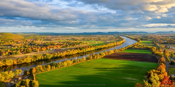 The Connecticut River in Massachusetts 