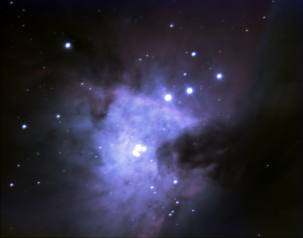 The core of the Orion Nebula 