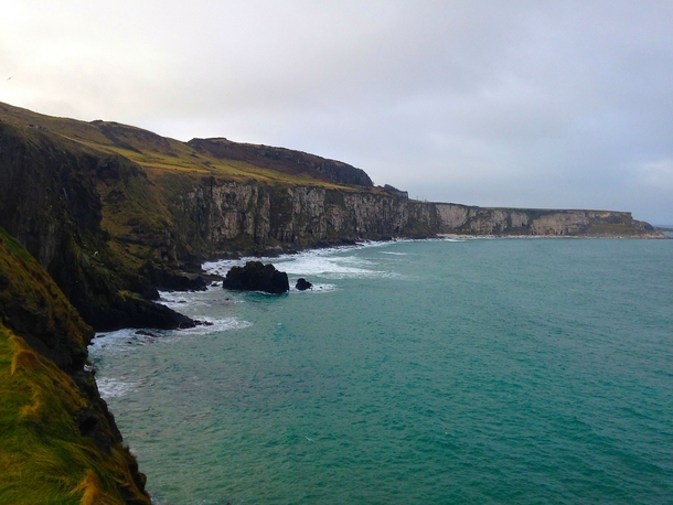 The costal cliffs of Northern Ireland 