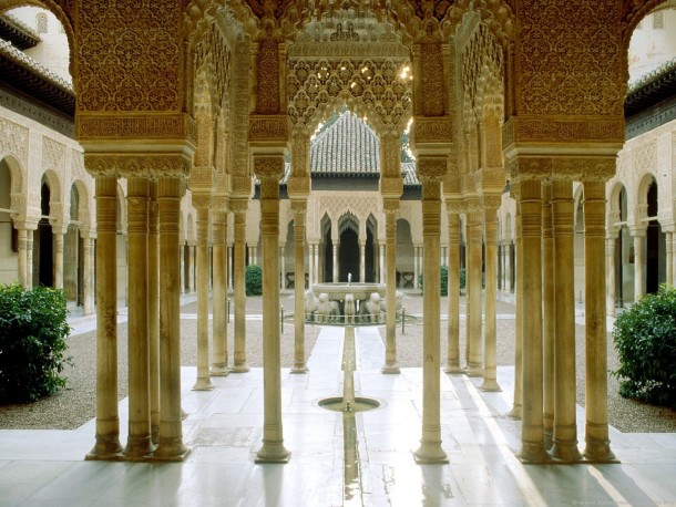 The Court of the Lions in the Alhambra Grenada 