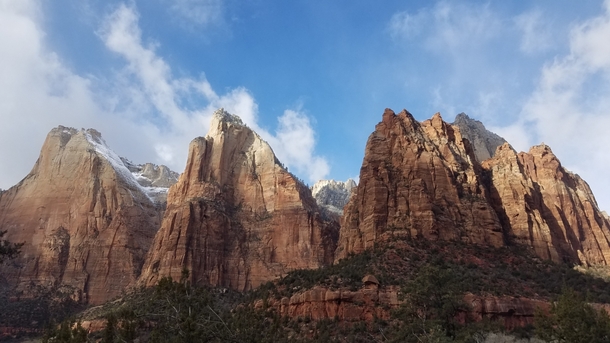 The Court of the Patriarchs Zion National Park UT 