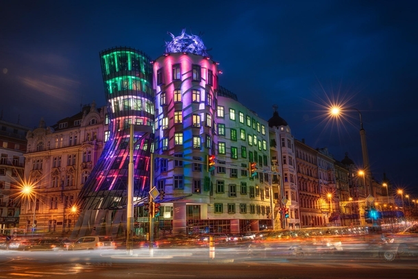 The Dancing House in Prague Czech Republic Designed by Frank Gehry Photo by RC Concepcion 