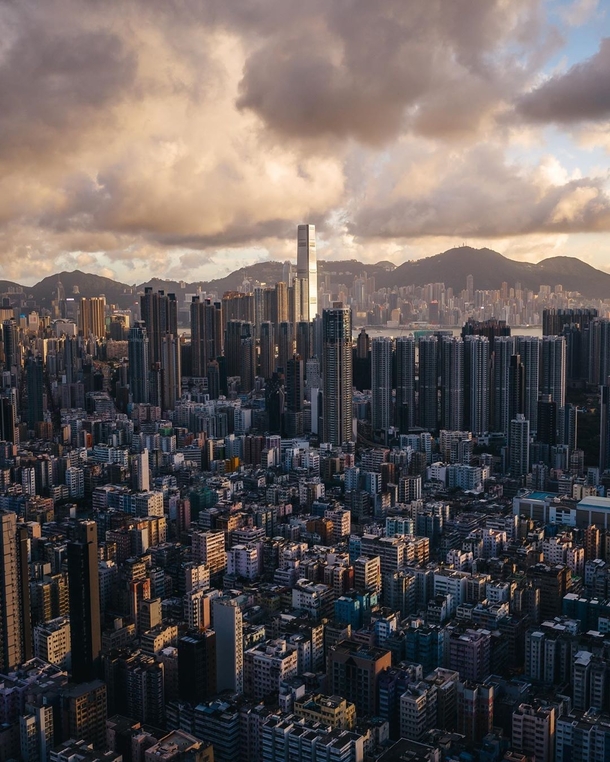 The density of Hong Kong