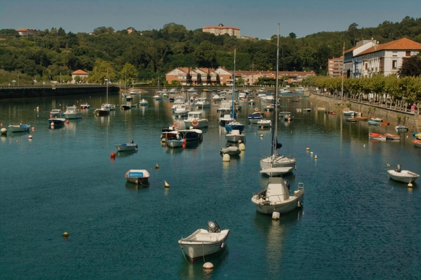 The Docks on a Calm Day Plenzia Basque Country Spain 