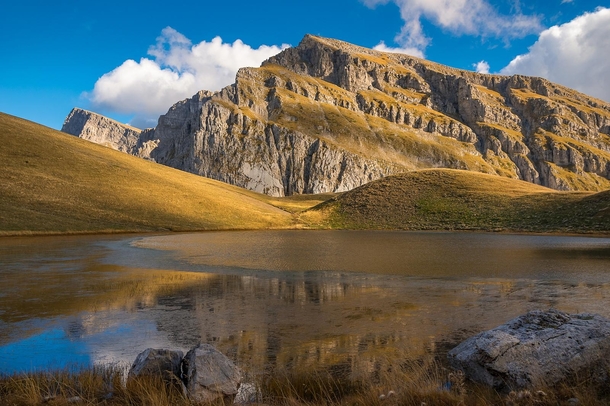 The Dragon lake of Mt Tymfi 