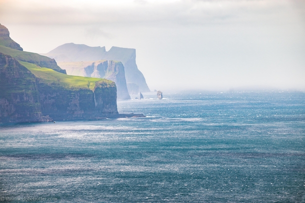The dramatic coastlines of Faroe Islands  x 