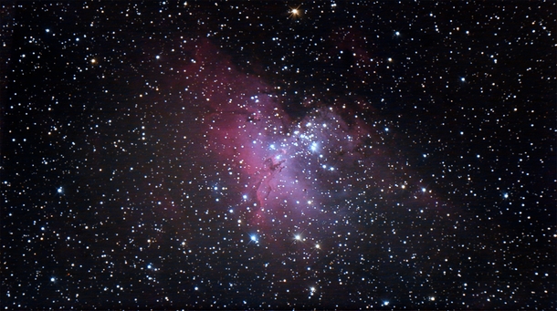 The Eagle Nebula with a basic DSLR 