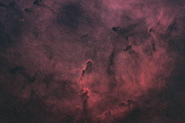 The Elephamt Trunk Nebula after removing the stars