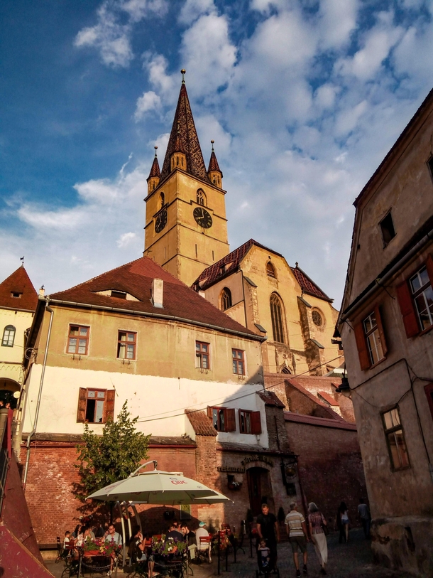 The evangelical cathedral in Sibiu
