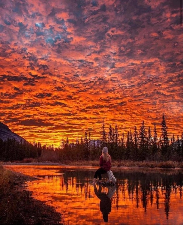 The Evening Sky in Alberta Canada