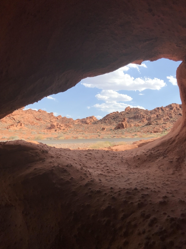 The eye of the dragon Valley of fire near Vegas 