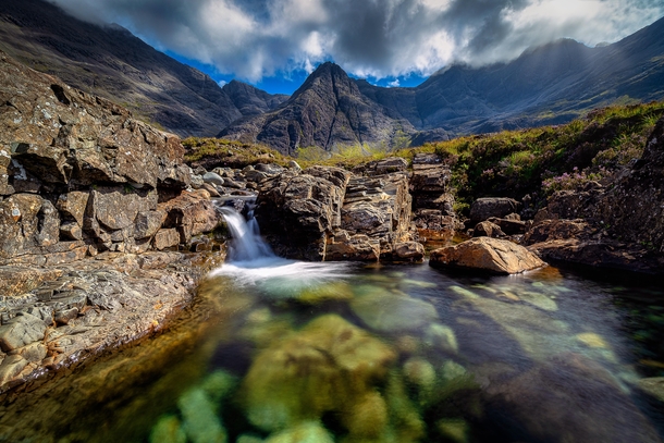 The fairy pools Isle of Skye Scotland 