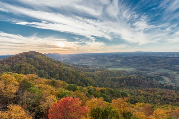 The Fall Colors in Southwest VA Taken at one of the regions many firetowers by Mohsin Kazmi 