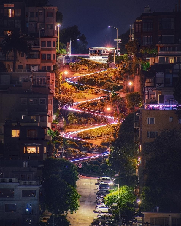 The Famous Crooked Street Lombard Street San Francisco 