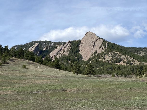 The Flat Irons in Boulder CO 
