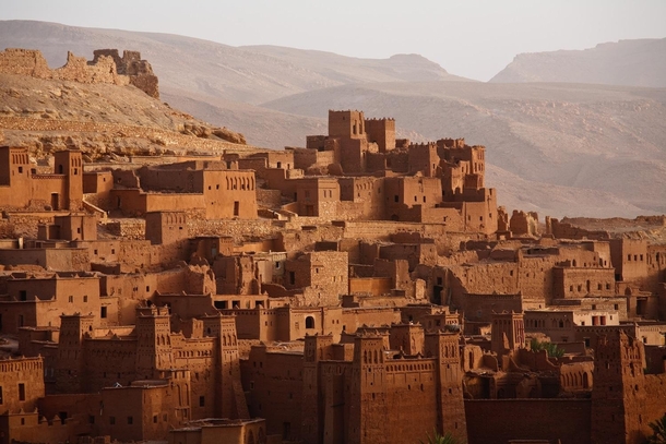 The fortified city of At Benhaddou Morocco 