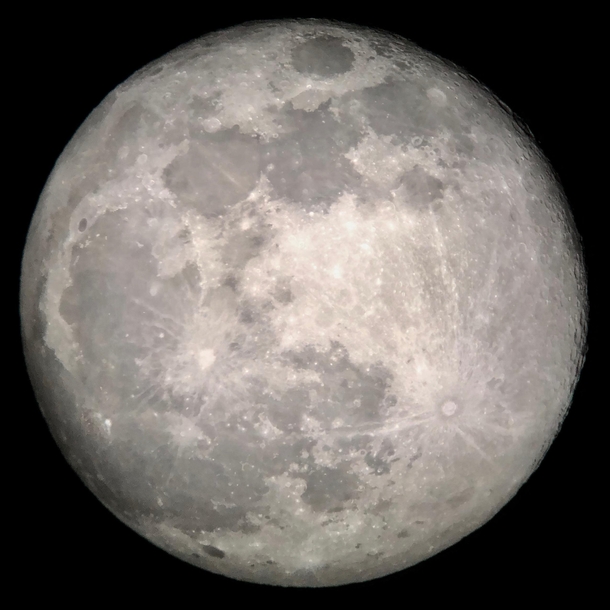 The full moon the other night - shot with my Celestron SE an Orion mm eyepiece and iphone adapter
