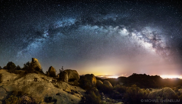 The Galaxy Over Lizards Mouth - California 