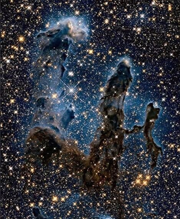 The ghostly Pillars of Creation