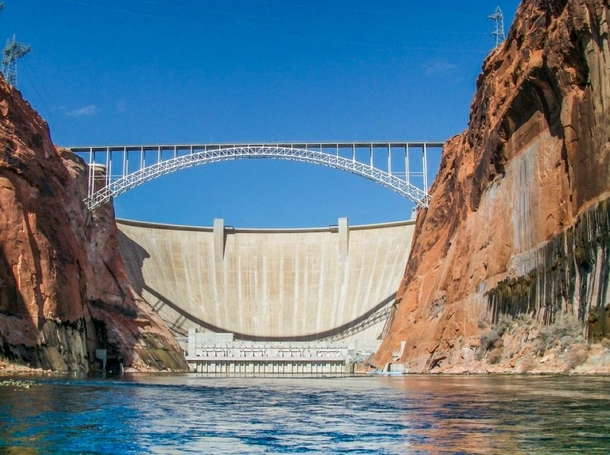The Glen Canyon Dam and Bridge th Longest Arch Span and th Highest Bridge on Earth 