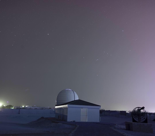 The gorgeous Orion over Al Sadeem Observatory in Abu Dhabi UAE 