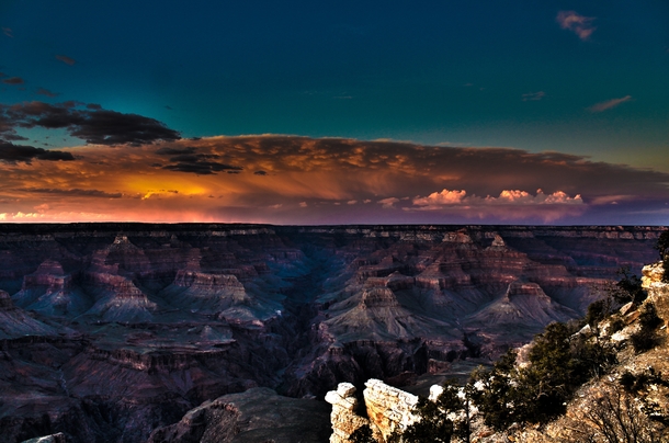 The Grand Canyon at Sunset 