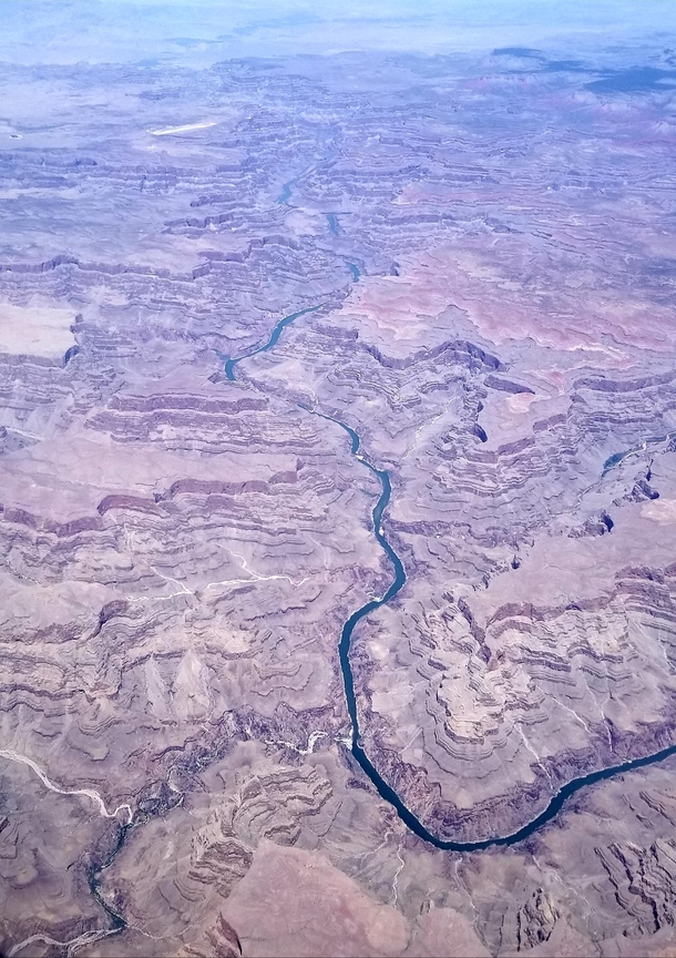 The Grand Canyon from the sky 