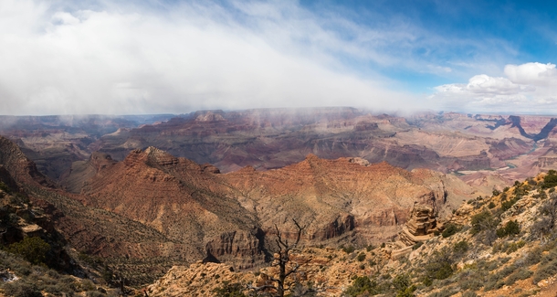 The Grand Canyon in all of its glory shot from the South Rim of Grand Canyon National Park 