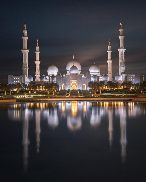 The Grand Mosque in Abu Dhabi 