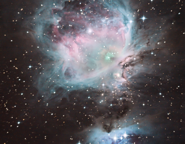 The Great Orion Nebula amateur photographer from New Zealand First nebula through my telescope