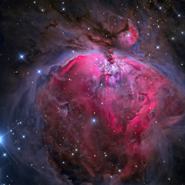 The Great Orion Nebula - taken with a Planewave  Optical Tube Assembly Photo by Jimmy Walker highest res photo in comments 