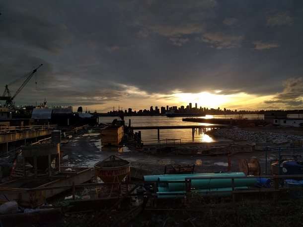 The gritty side of Vancouver Canada taken tonight 