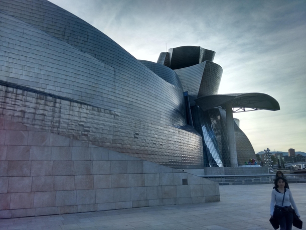 The Guggenheim Bilbao architect Frank Gehry 