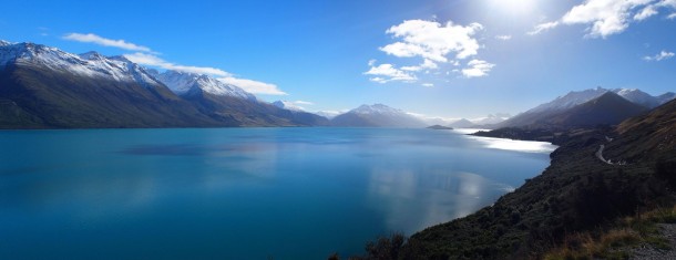 The Head of Lake Wakatipu - South Island New Zealand - 