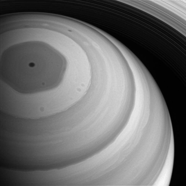 The Hexagonal North Pole of Saturn