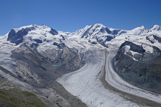 The highest mountain of Switzerland - Monte Rosa  m 