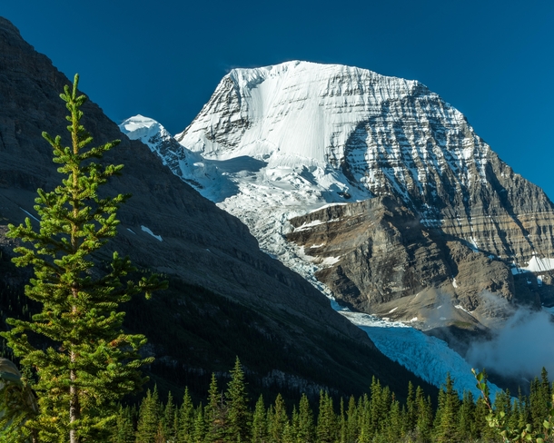 The highest point in the Canadian Rockies Mount Robson 