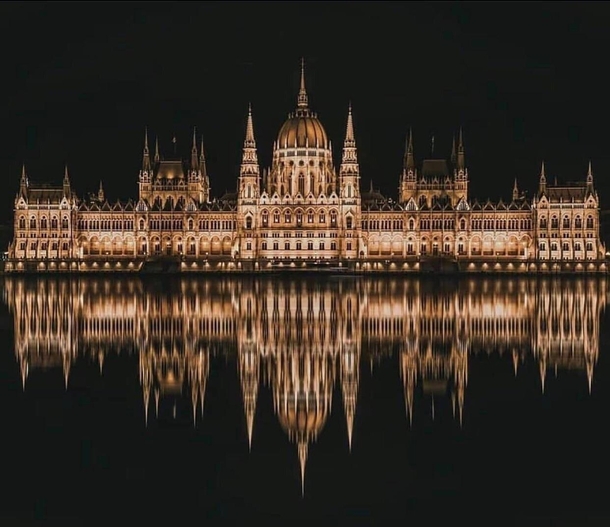 The House of Parliament in Budapest Hungary
