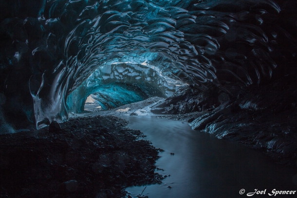 The Ice Cave Jokulsarlon Glacier Lagoon Iceland 