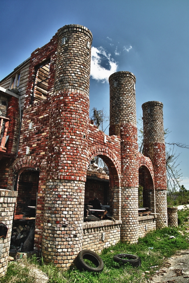 The Ice Cream Castle still stands despite fires and tornadoes in Birmingham Alabama By Naaman Fletcher